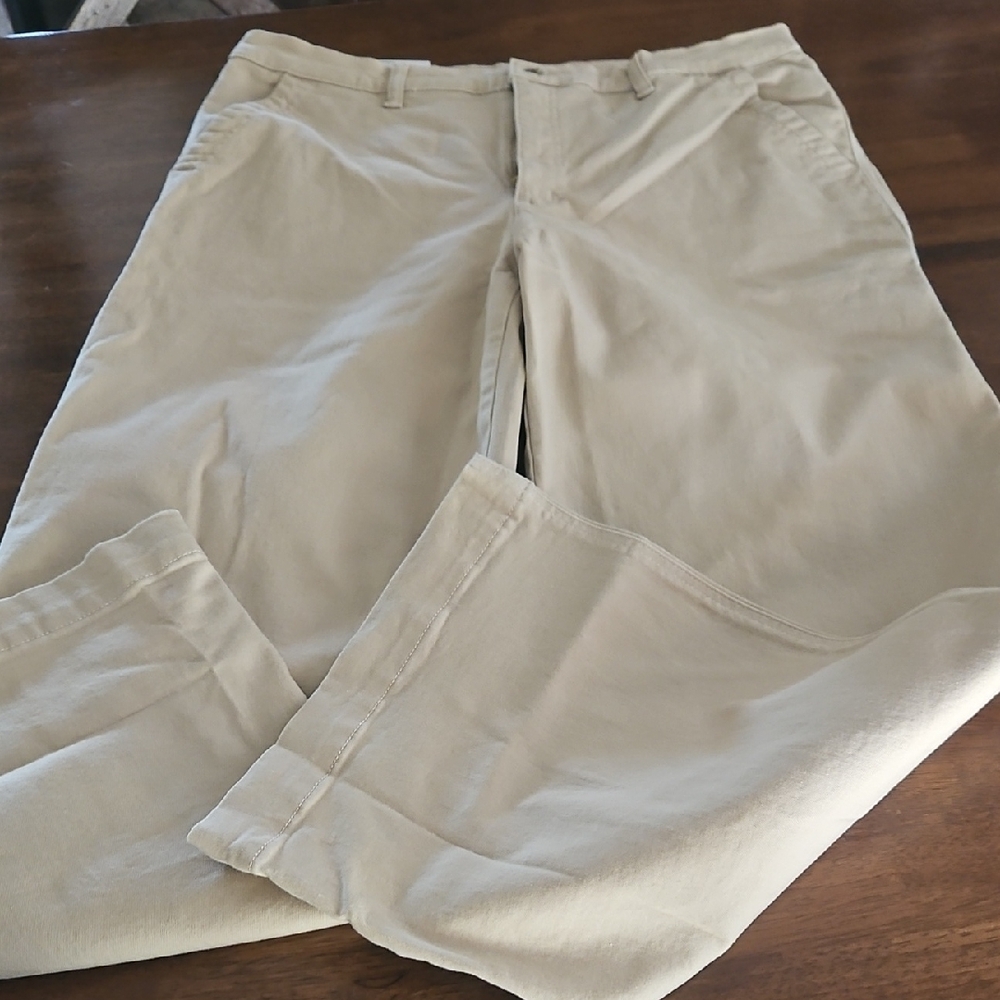 Nine West Tan Chinos Classic Cotton Blend